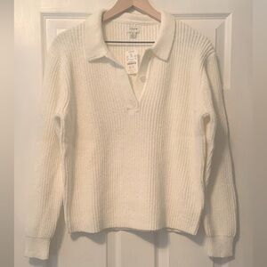 NBW W/ Tags!! J Crew Factory 3 Button Collared Sweater